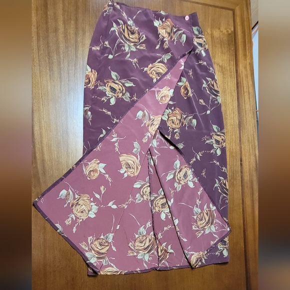 Vintage FMX Maxi Wrap Skirt - Picture 2 of 4